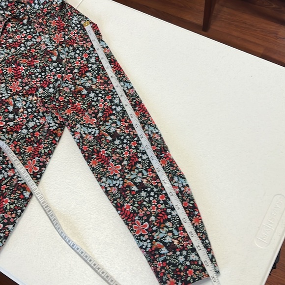 Anthropologie Maeve Sz 6 Floral Multicolor Button Down Long Sleeve CottonTop EUC - Picture 6 of 12